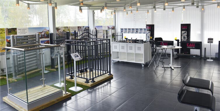Vårt showroom