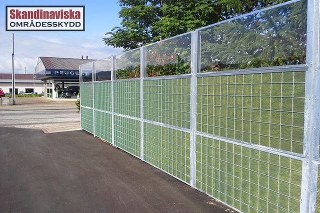 NoiStop 45x200cm Plexiglasruta